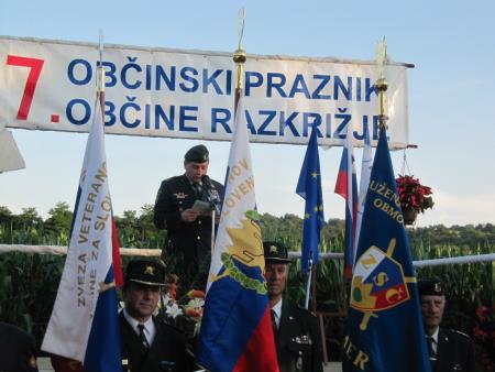 Proslava ob 17. občinskem prazniku Občine Razkrižje z obeležitvijo 24. obletnice odhoda JLA iz tega dela Slovenije in 70 let od konca 2. svetovne vojne 25